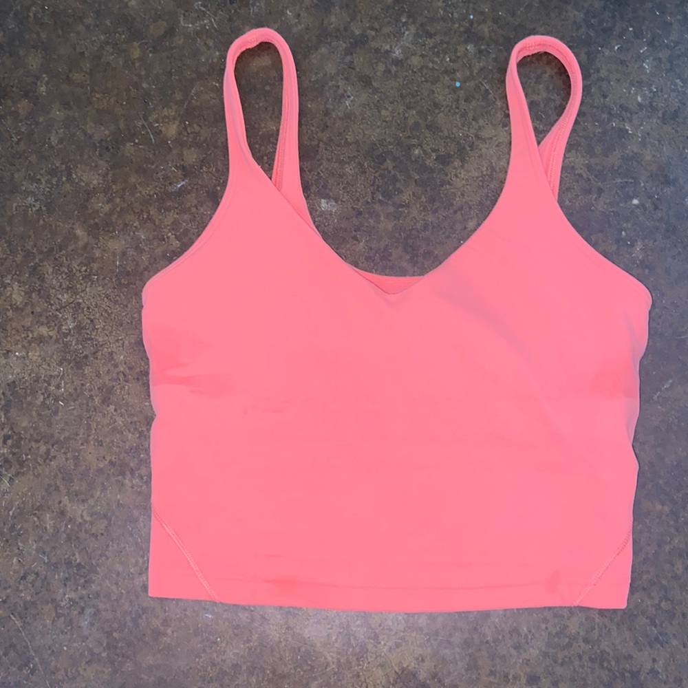Lululemon align tank color is raspberry cream